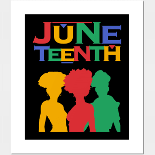 June Teenth Posters and Art